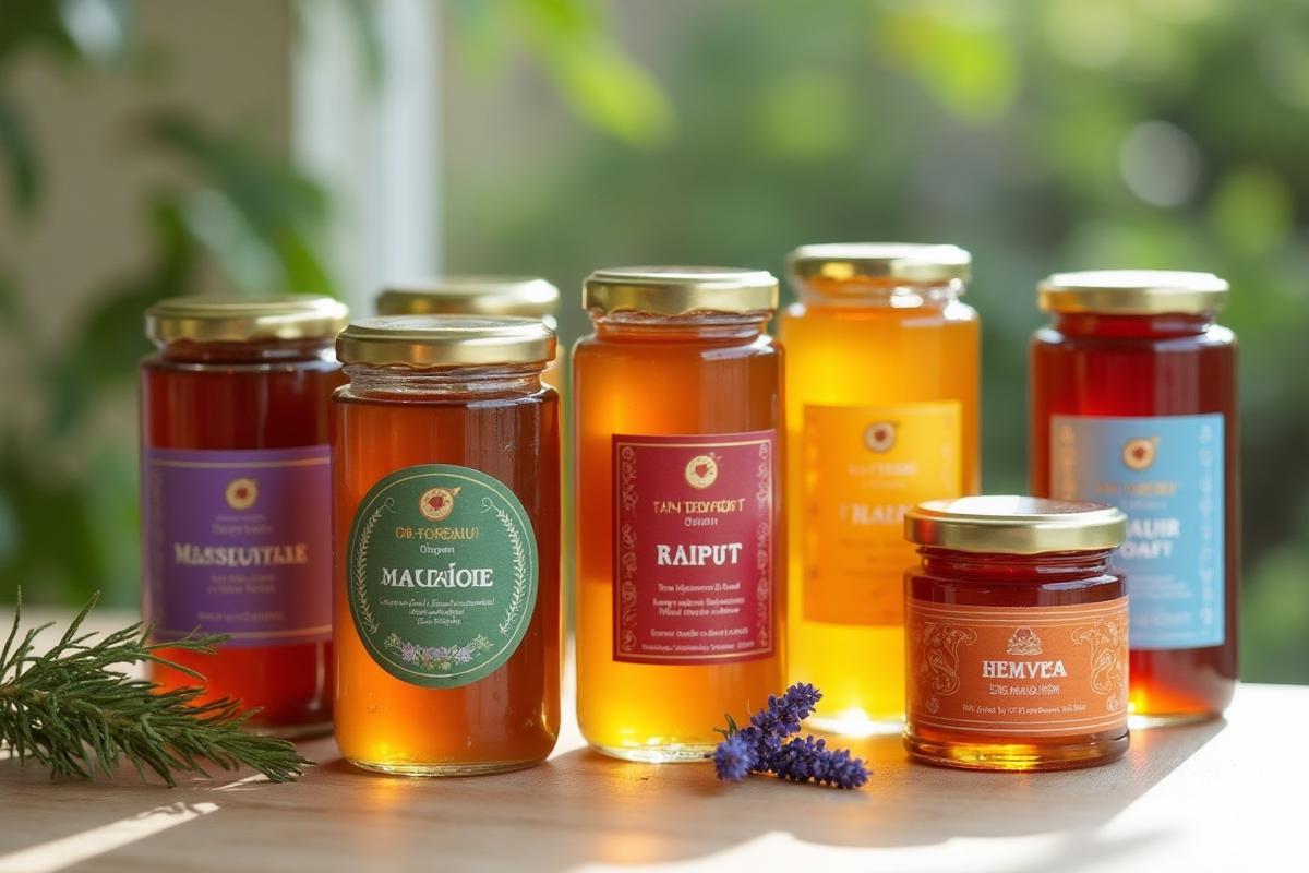 Collection des miels de la Miellerie du Montaiguet
