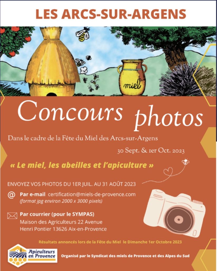 Lancement du concours photo de la 30ème Fête du Miel des Arcs-sur-Argens